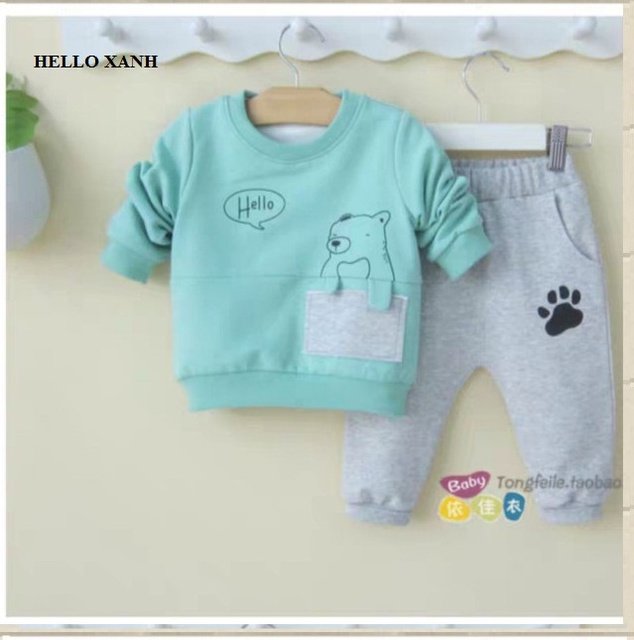 Sét bộ quần áo thu đông hàng bao chất, siêu xinh cho bé trai,bé gái size 7-13kg