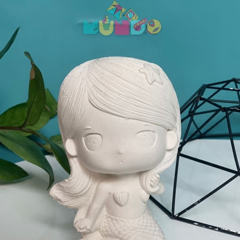 Tượng tô màu  cao cấp chọn mẫu SIZE X TIÊN CÁ, tượng thạch cao MUNDO