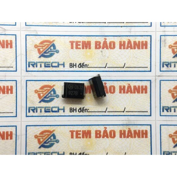 Combo 15 chiếc 1SMB5927B kí hiệu 927B Diode Zenner SMD 12V 3W DO-214AA