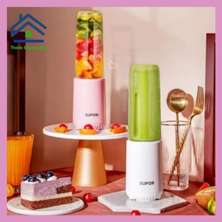[Cắm điện] Máy Xay Sinh Tố Mini 🥑🍓🍏🍐🍍Supor Nhỏ Gọn Dễ Vệ Sinh 3 Cối Xay Tiện Dụng, Có Miếng Ngăn Pha Trà