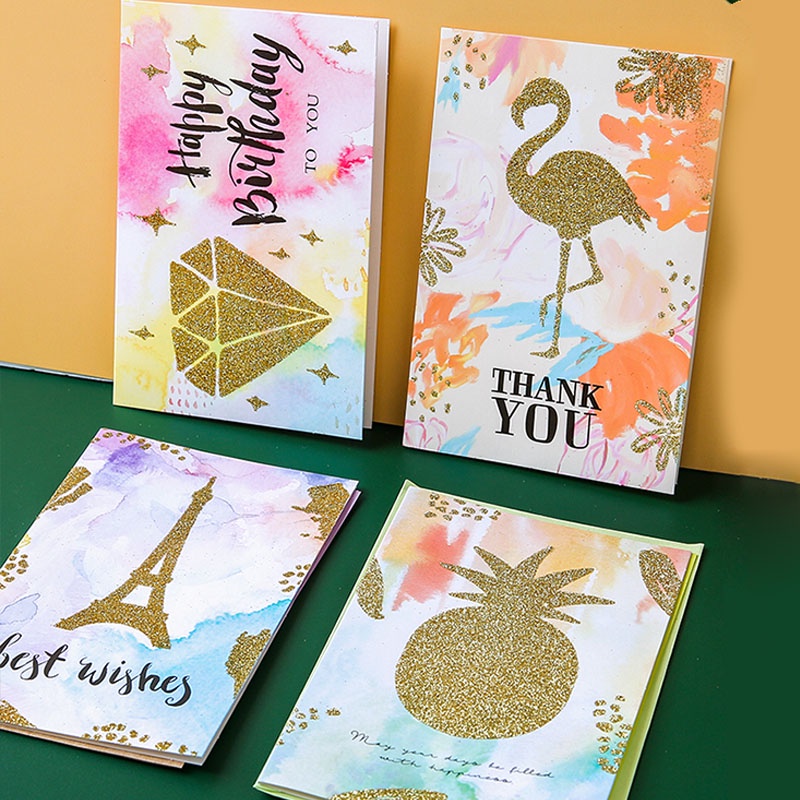 Thiệp Chúc Mừng Chất Lượng Cao Kèm Phong Bì