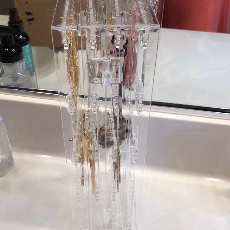 Giá Treo Trang Sức Bằng Acrylic Có Thể Gấp Gọn Tiện Dụng