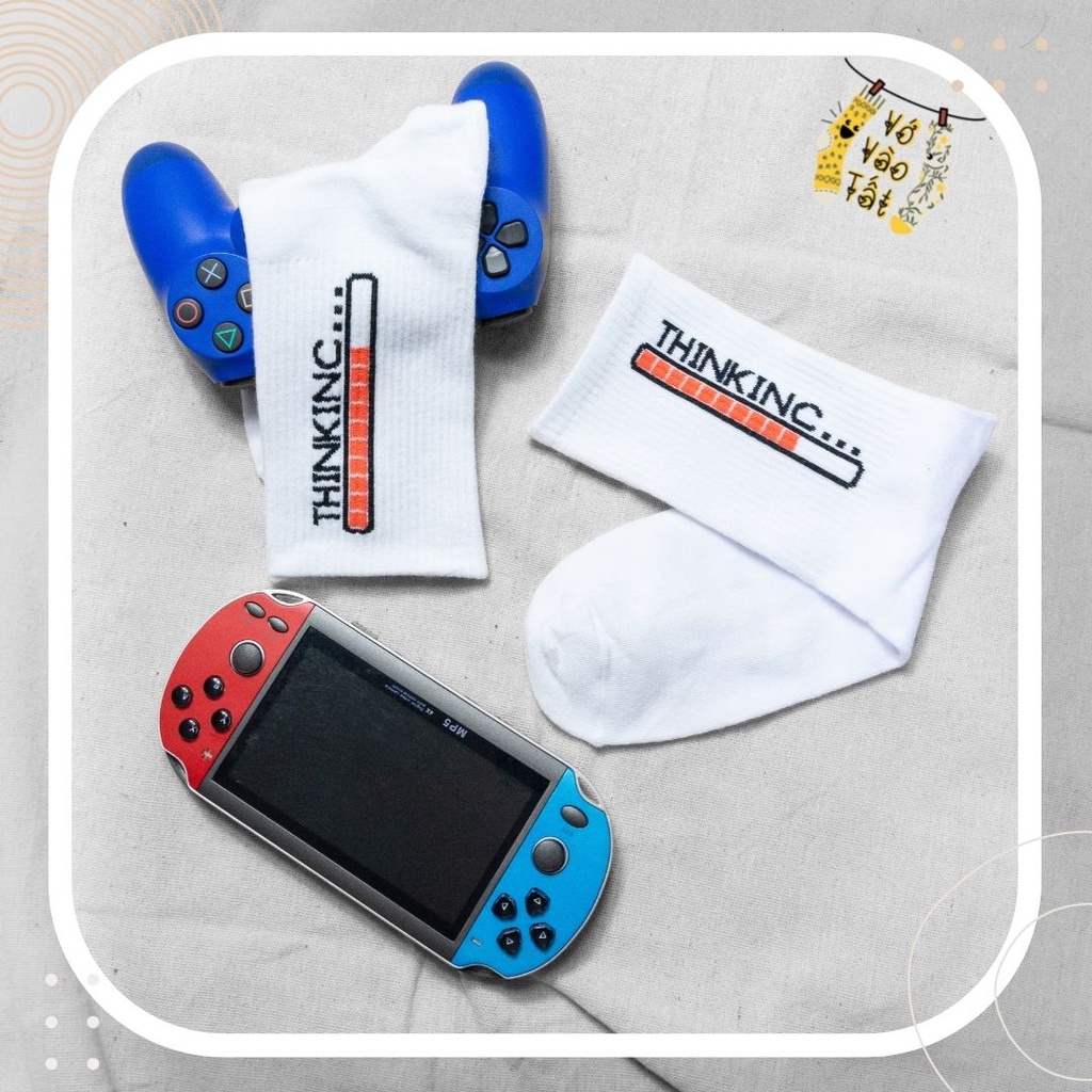 TẤT VỚ CỔ CAO NAM NỮ HÌNH IN CÁ TÍNH ĐỘC ĐÁO