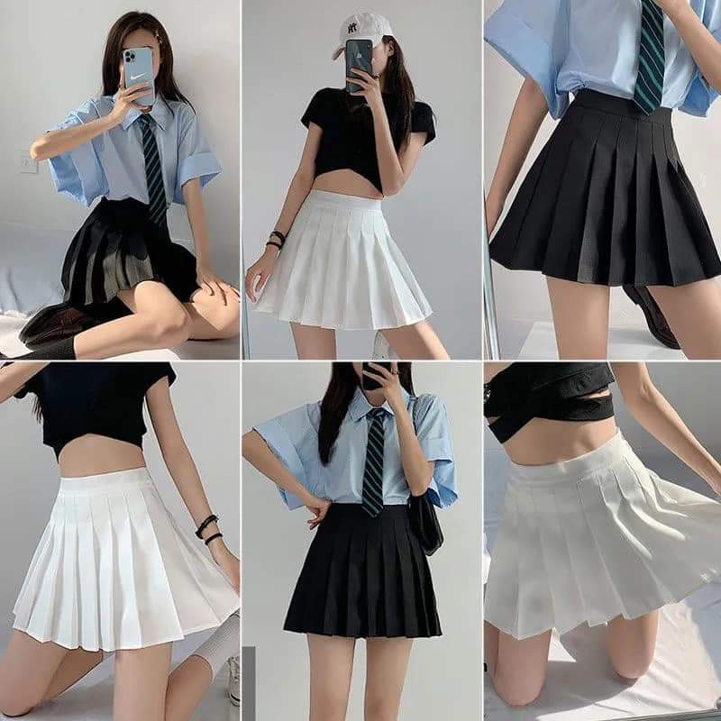 [Mã FAMANU82 giảm 10% đơn 0đ] ) CHÂN VÁY XẾP LY SIÊU HÓT 2021 - CHẤT ĐẸP CÓ LÓT TRONG