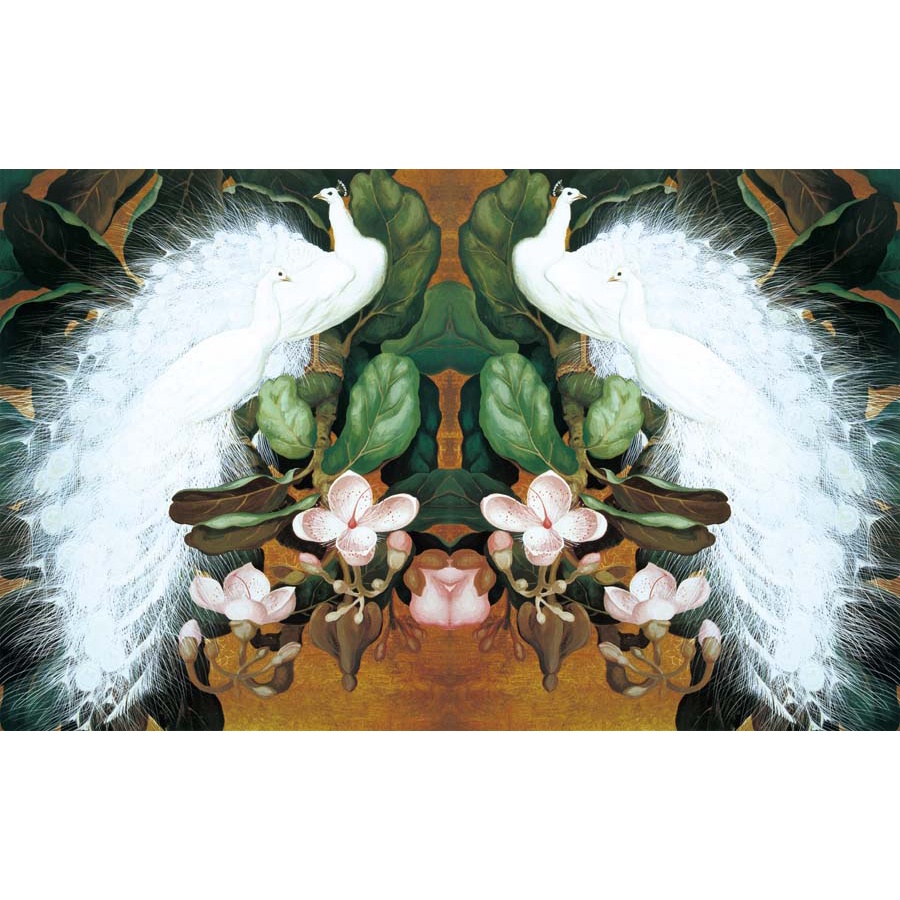 Tranh dán tường vải lụa 3D giành cho Trà chanh in theo kích thước yêu cầu – Không giới hạn kích thước