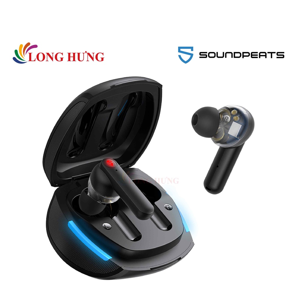 Tai nghe Bluetooth True Wireless Soundpeats Gamer No.1 - Hàng chính hãng - Thiết kế thời trang, âm thanh 3D sắt nét