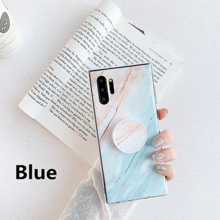 For Samsung Galaxy Note 10 Note10+ Plus Ultra Thin Soft TPU Marble Pattern Stand Case Protective Cover