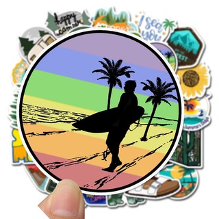 Set 50 miếng dán sticker Go outside