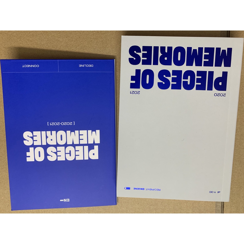 PIECES OF MEMORIES 2021 ENHYPEN không photocard