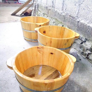 Chậu ngâm chân gỗ