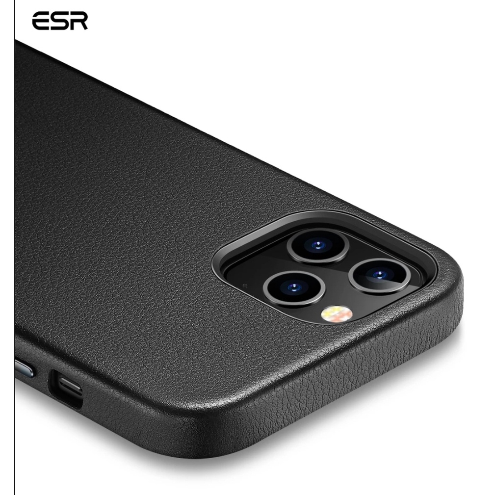 Ốp lưng ESR Real Leather dành cho iPhone 12 Pro Max - iPhone 12 Pro / iPhone 12 - Hàng chính hãng