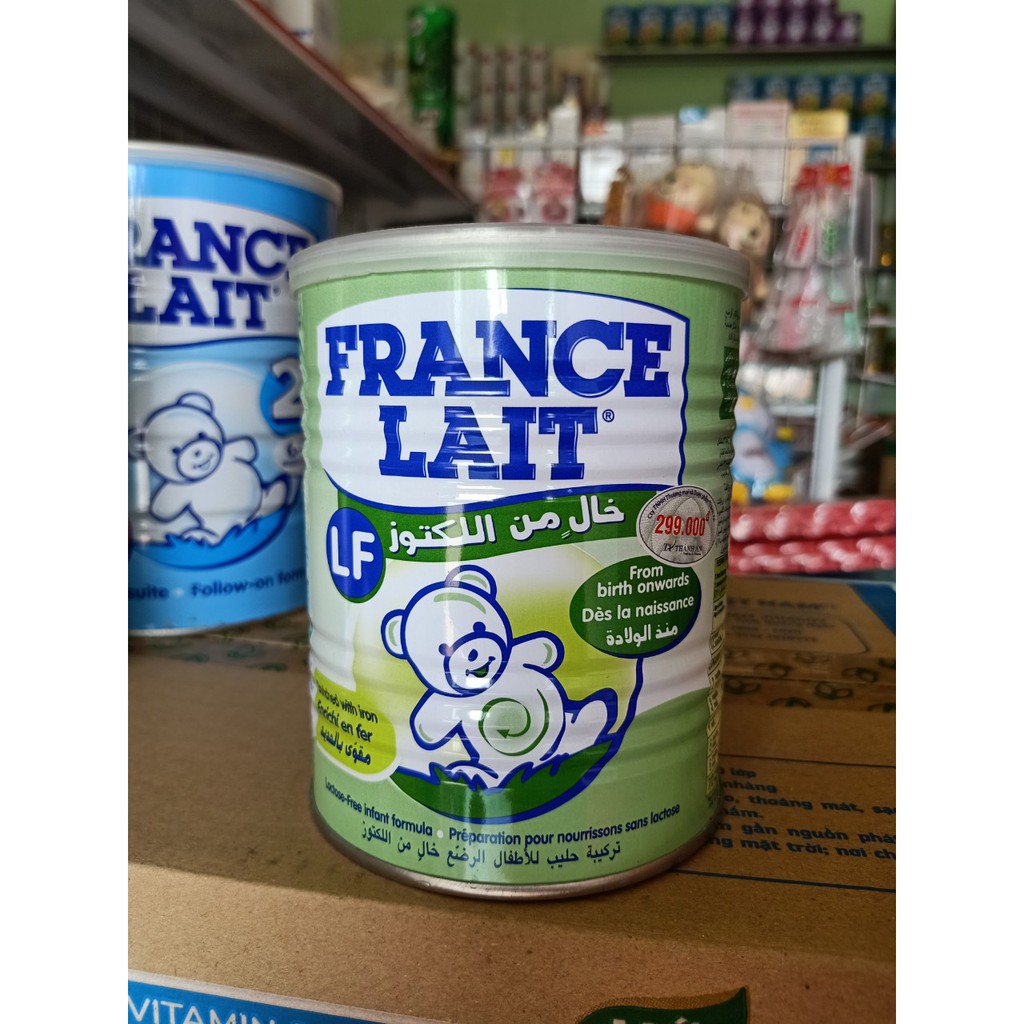 Sữa Bột France Lait LF 400gr - Dành cho trẻ gặp các vấn đề về tiêu hóa - Bệnh tiêu chảy và không dung nạp lactose