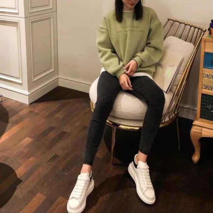 Giày thể thao MC Queen gót nhung đen ⚡️𝐅𝐑𝐄𝐄 𝐒𝐇𝐈𝐏⚡️, Giày sneaker MCQ bản dây to cao cấp tặng  full box bill | BigBuy360 - bigbuy360.vn