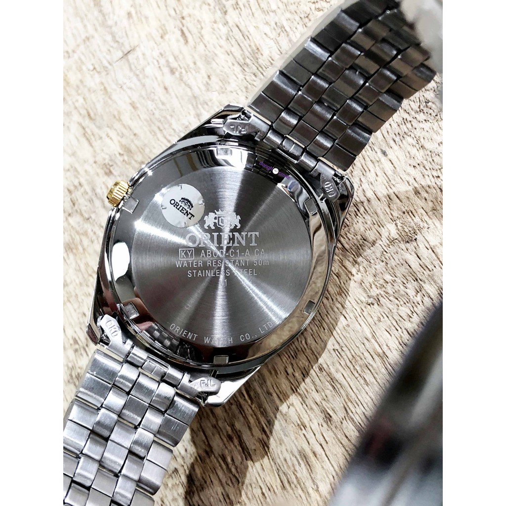 Đồng hồ nam Orient 3 sao demi Water Resistant RA-AB0030G19B