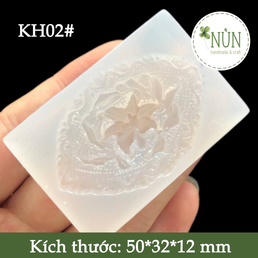 Khuôn Hoa 3D, Khuôn Silicon Để Làm Trang Sức, Phụ Kiện, Trang Trí