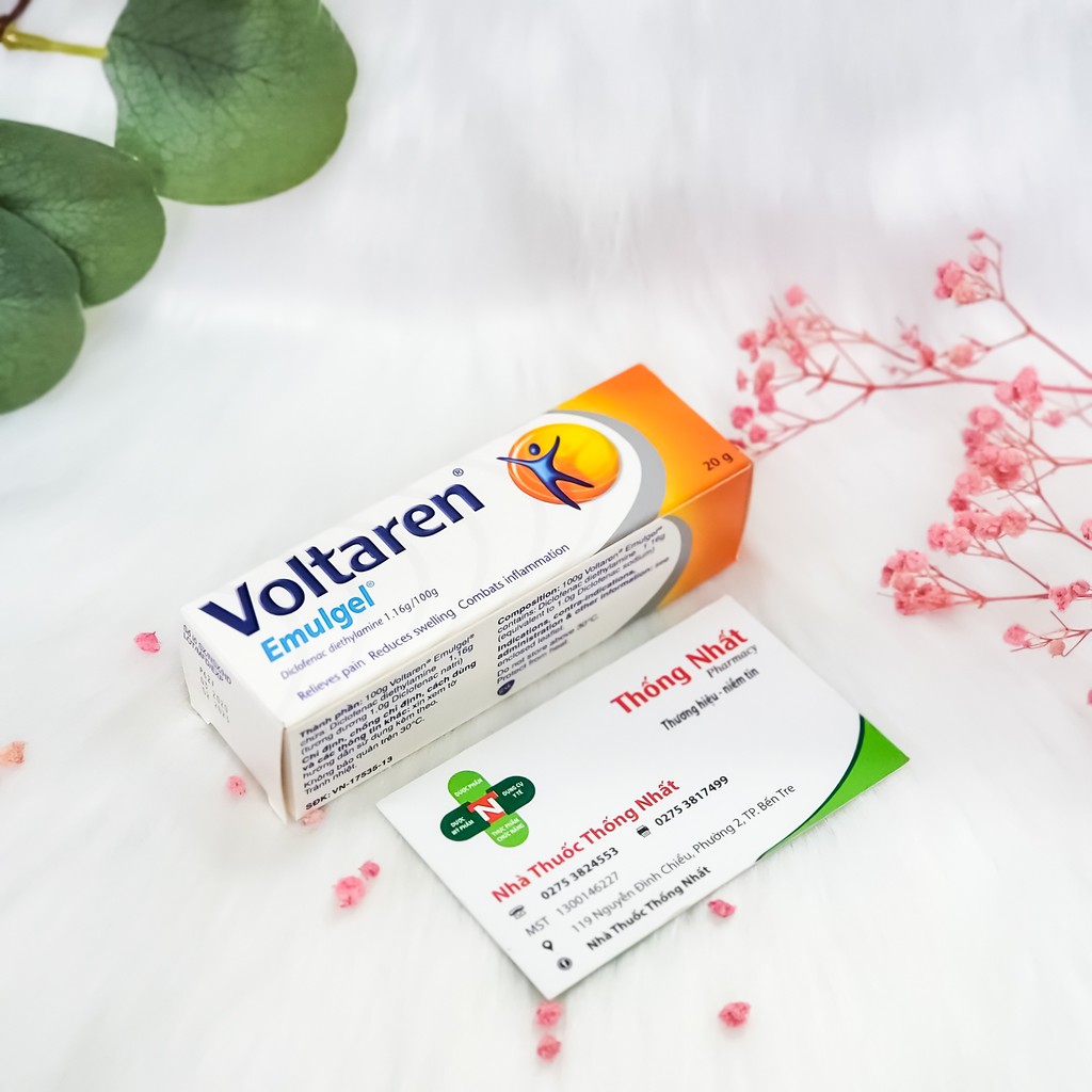 Gel xoa bóp giảm đau cơ xương khớp Voltaren Emulgel Tuýp 20g