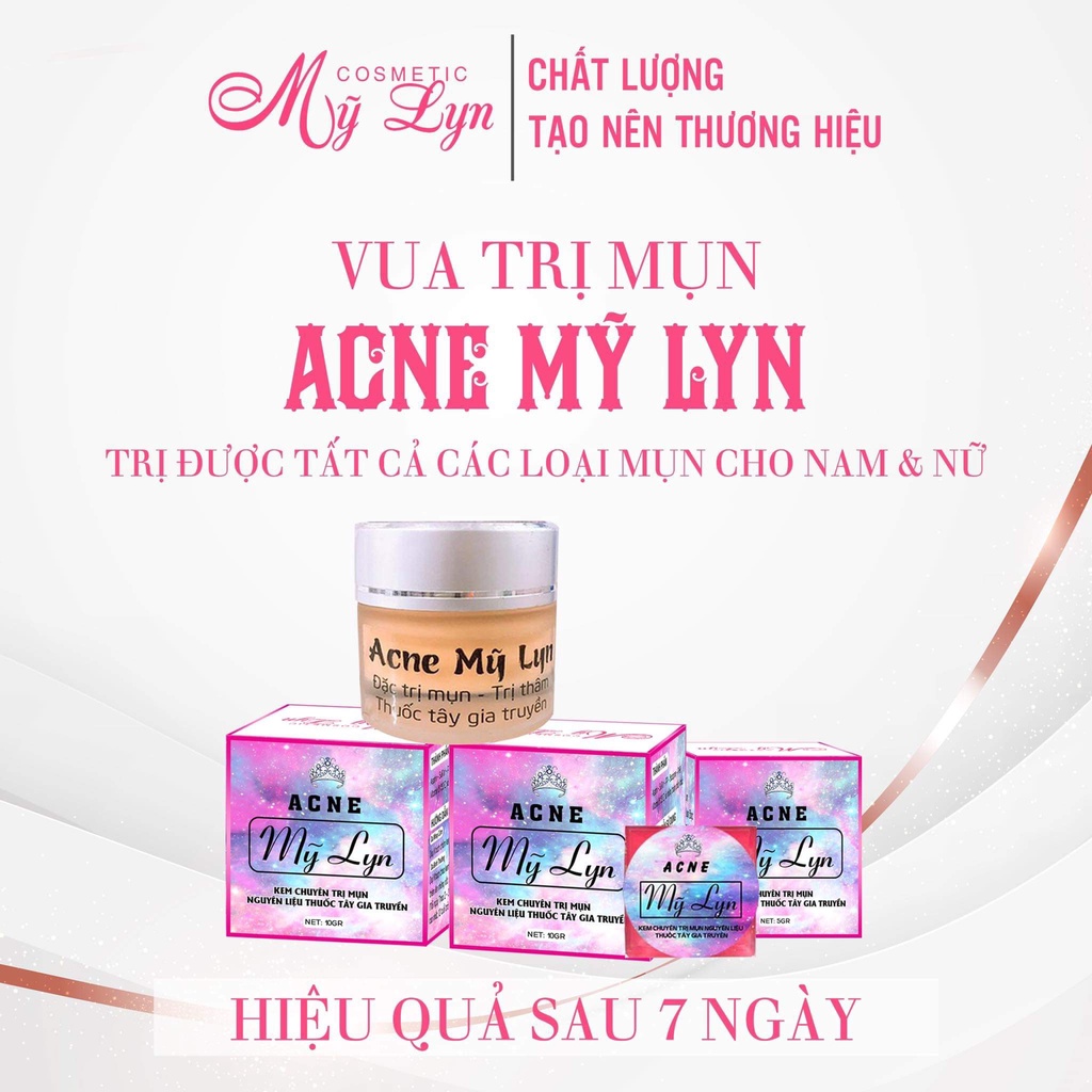 ACNE CHẤM MỤN MỸ LYN CHÍNH HÃNG 10 TẶNG 1 KÈM TÚI PHIẾU