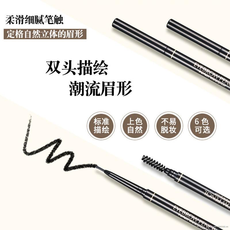 [Hàng mới về] Bút kẻ lông mày hai đầu ngòi mảnh 1.5mm dạng xoay tự động chống mồ hôi không trôi cho người mới bắt đầu | BigBuy360 - bigbuy360.vn
