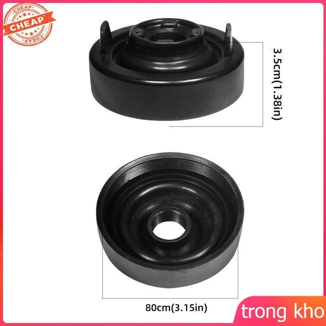 Nắp đèn pha xe hơi H4 80mm bằng cao su chống thấm nước chống bụi