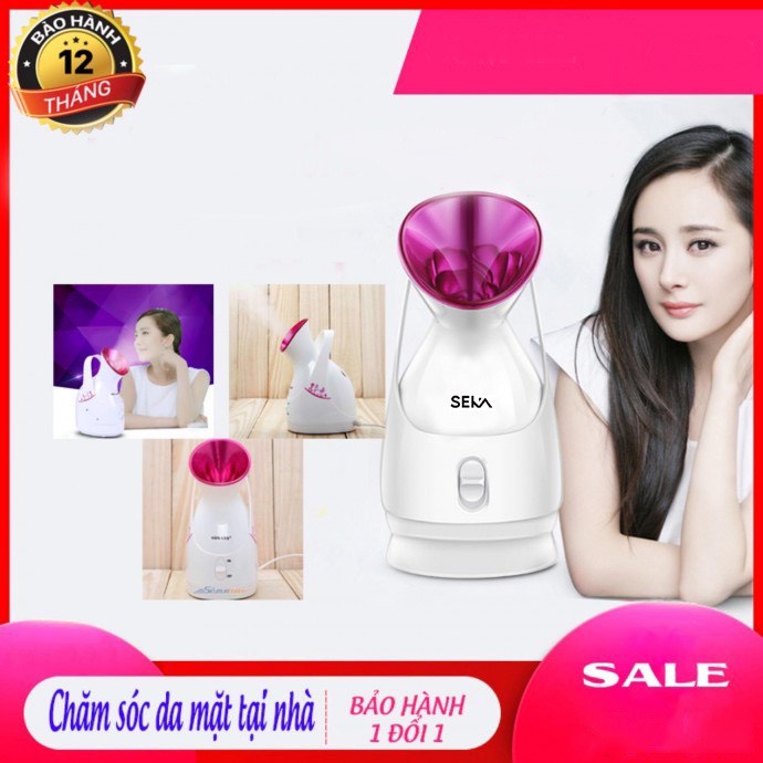 Máy Xông Hơi Mặt SEKA Chính Hãng công suất: 280W, Máy xông cầm tay mini cao cấp xông hơi nóng tỏa đều, Hàng chính hãng
