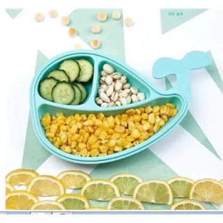 Bát ăn dặm Aag xuất Hàn hình cá heo siêu hinh