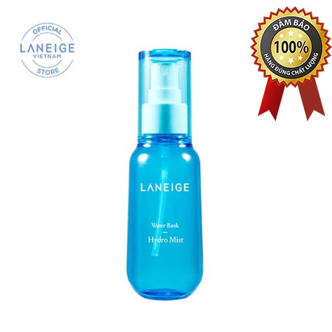 Xịt khoáng cấp ẩm tức thì cho da dầu nhờn [Laneige] Water Bank Hydro Mist 70ml