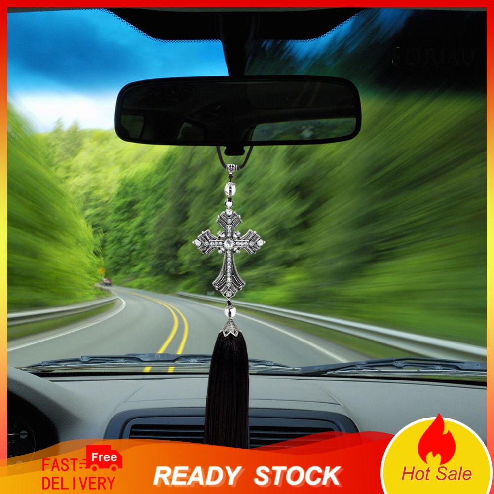 Phụ Kiện Treo Trang Trí Gương Chiếu Hậu Xe Ô Tô Hình Chúa Jesus