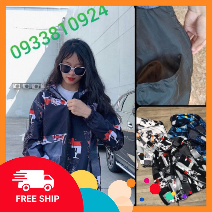 𝗡𝗘𝗪 𝗔𝗥𝗥𝗜𝗩𝗔𝗟 (Loại Dày) ÁO KHOÁC DÙ 3D Màu Phối (M969 - Ảnh Thật)