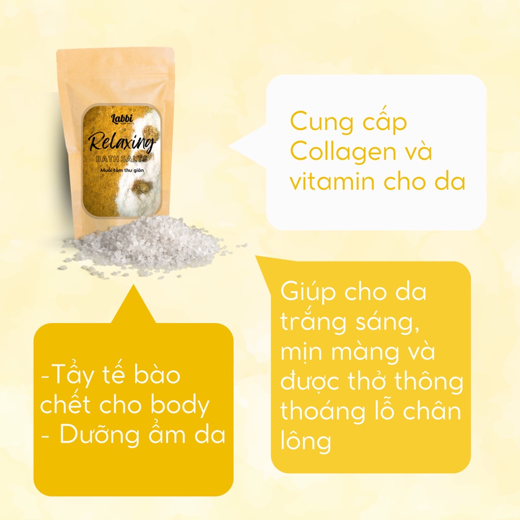 TUSCAN SUN [Labbi] Relaxing Bath Salt / Muối thư giãn dưỡng da