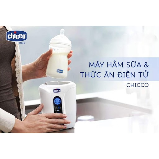 Máy hâm sữa/ thức ăn CHICCO 2&amp;1 điện tử 7390 hàng chính hãng bảo hành 1 năm