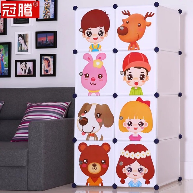 Siêu HOT- TỦ NHỰA GHÉP 8 ÔTHÂN SÂU 47cm. Tặng 1 treo đồ. Mẫu dễ sử dụng nhất