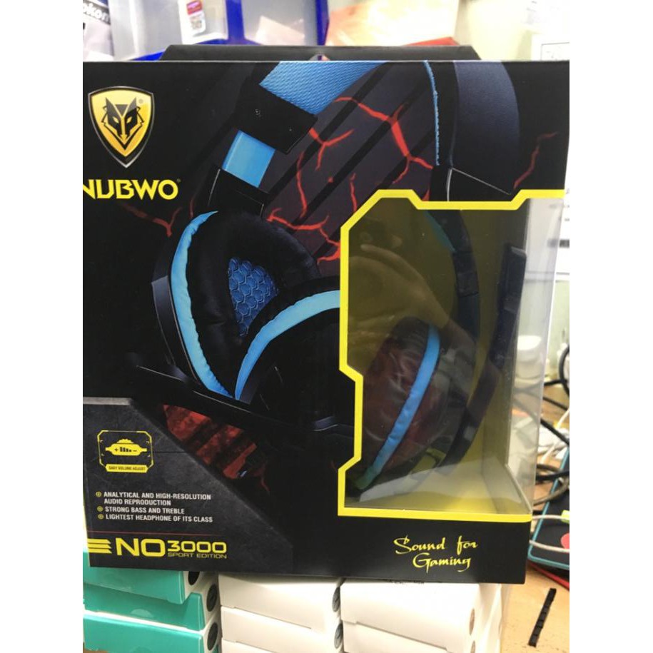 Tai Nghe Gaming Nubwo Series 3000 Bass 0512