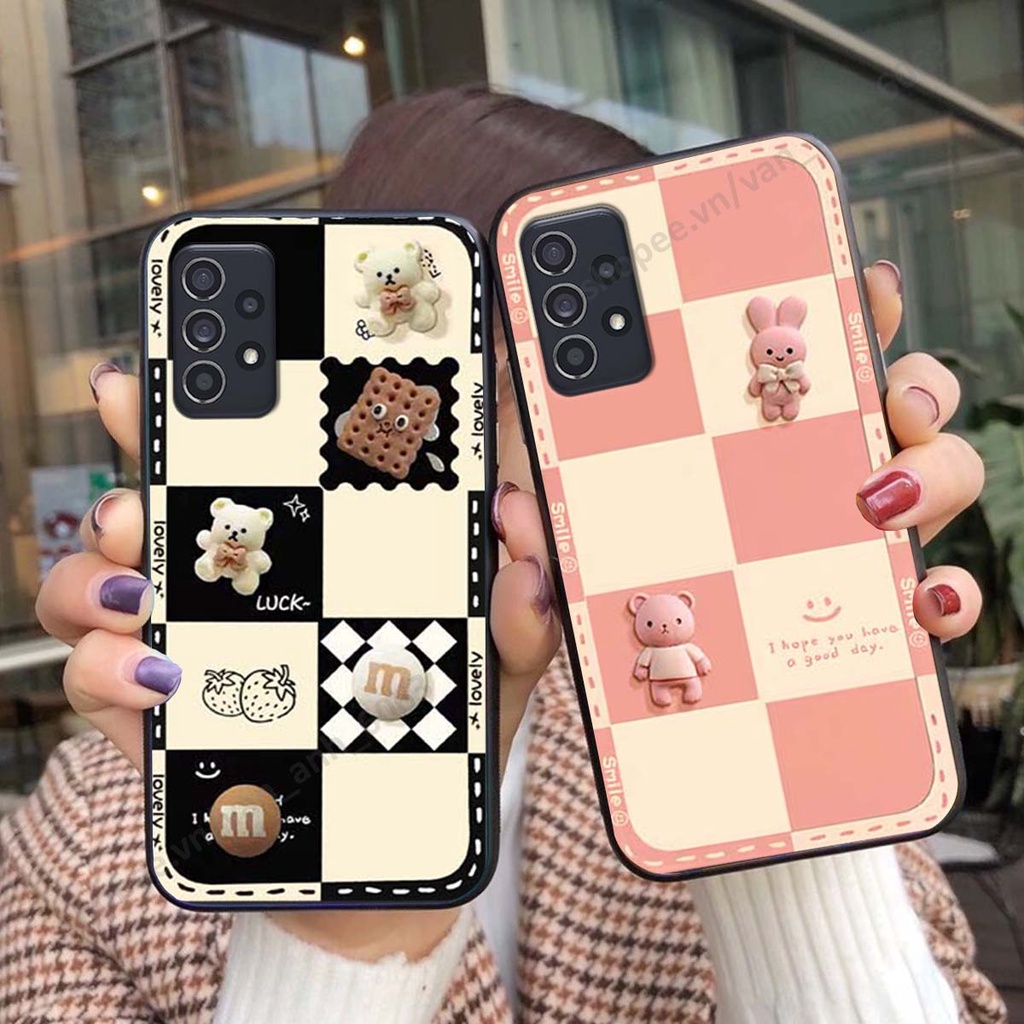 Ốp lưng Samsung A32 / A52 / A72 hình gấu, kẹo dễ thương cute