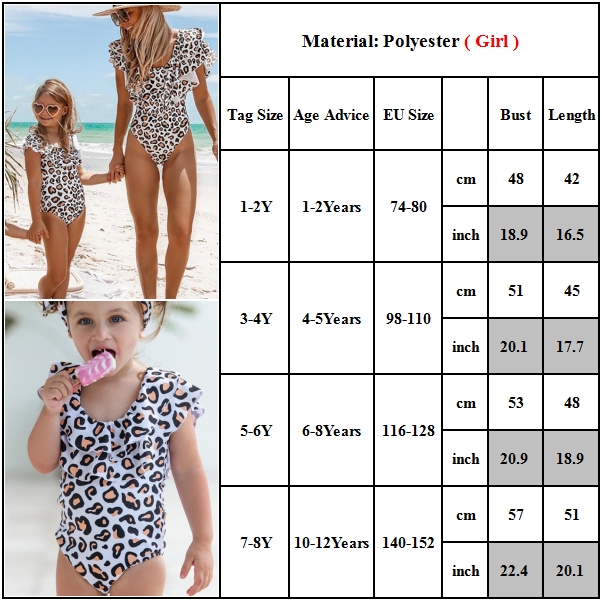 Đồ bơi một mảnh hoạ tiết da báo cho mẹ và bé | BigBuy360 - bigbuy360.vn