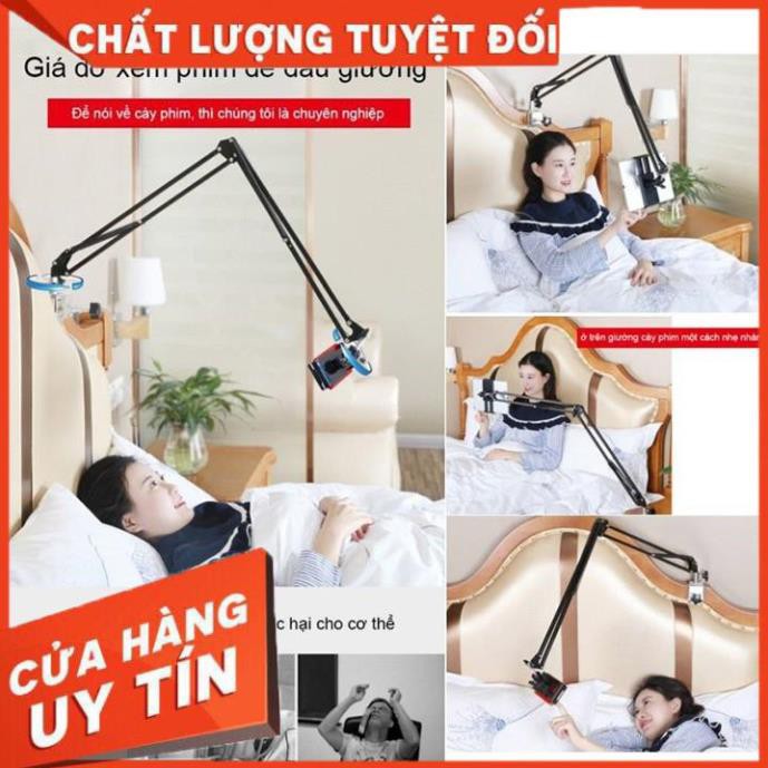 [Hàng nhập khẩu loại 1] Giá đỡ điện thoại, Ipad xem phim kẹp đầu giường, giá đở điện thoại kẹp bàn