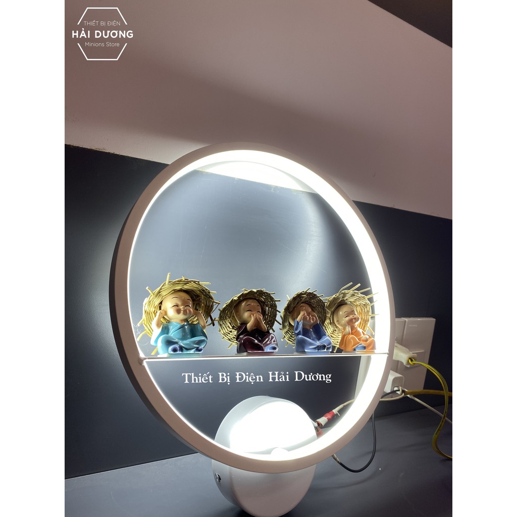 Nhiều Mẫu - Đèn Led Treo Tường Hiện Đại 4 Chú Tiểu Bình An - 3 Chế Độ Ánh Sáng Led Tiết kiệm GT179 - BH 1 năm