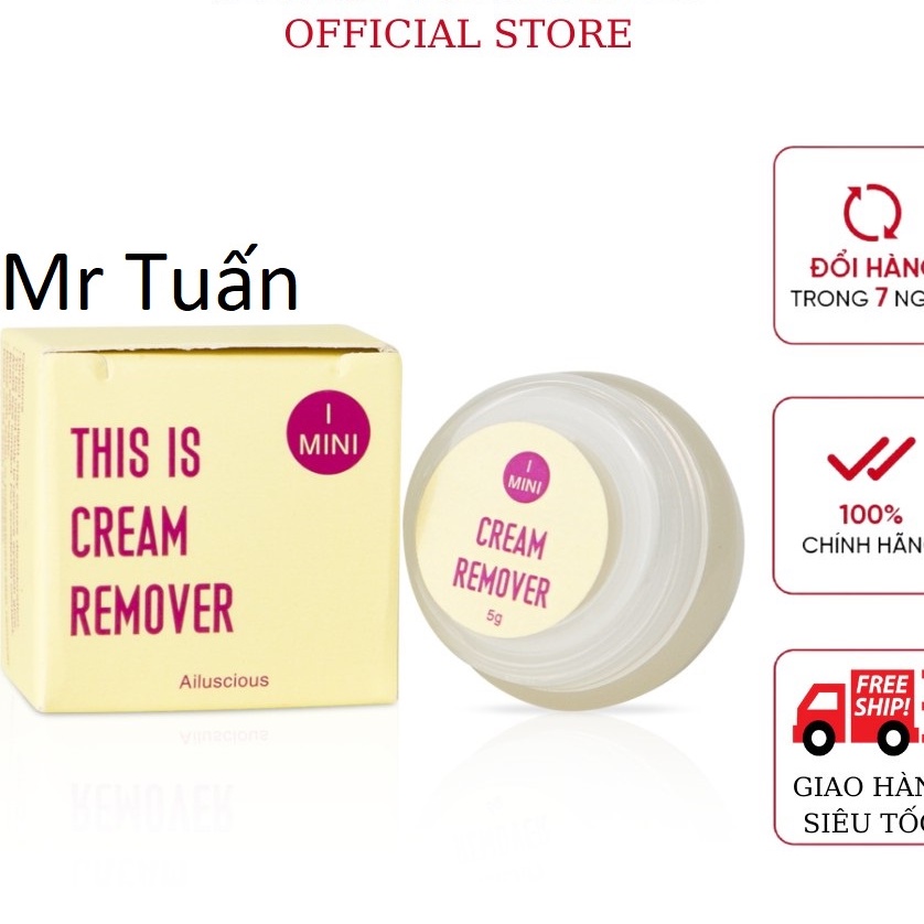 Sáp tháo mi siêu nhanh không cay  VÀNG - 5g hàn quốc - dụng cụ nối mi mr tuấn