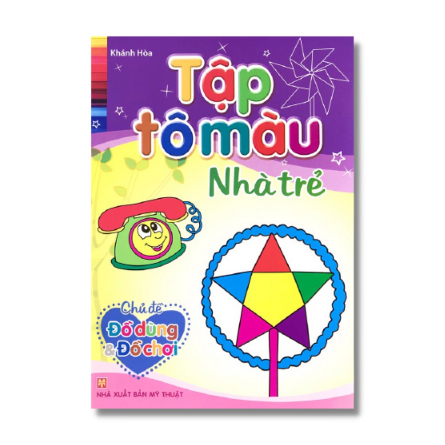Sách - Combo Tập Tô Màu Nhà Trẻ ( Túi 8 cuốn) ml