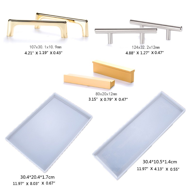 Khuôn Silicone Làm Khay Nhựa Resin Epoxy Diy