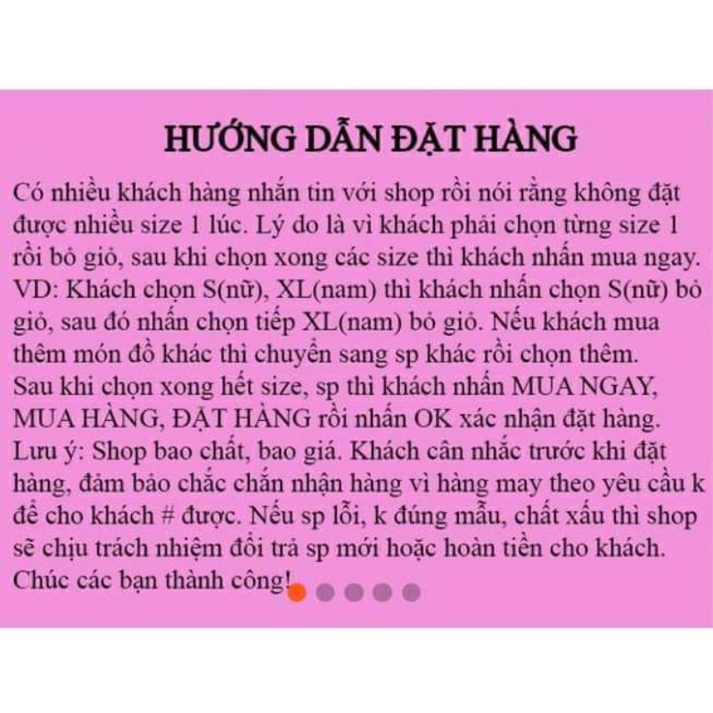Áo cổ trụ gia đình  Hình thật 100%* áo polo gia đình 3/4/5 người chất cá sấu poly thái loai 1 bán sĩ