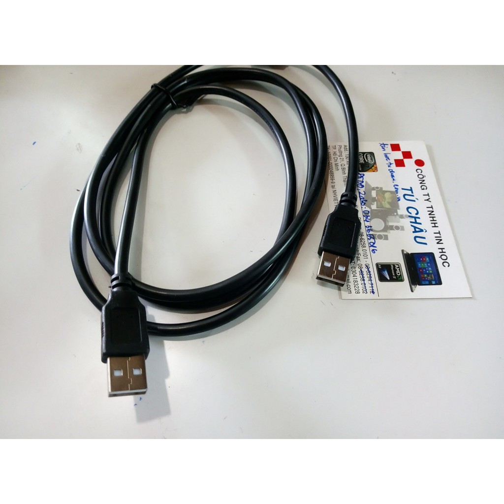 Cáp USB Link - 2 đầu đực USB - Cáp dài 1.5 M | BigBuy360 - bigbuy360.vn