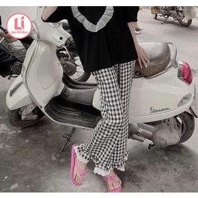 Set Áo Thun Quần Dài, Sét Áo Thun Cộc Quần Kẻ, bộ kẻ, đồ mặc nhà, bộ đẹp, set xinh, áo thun, áo phông, quần kẻ, áo đen