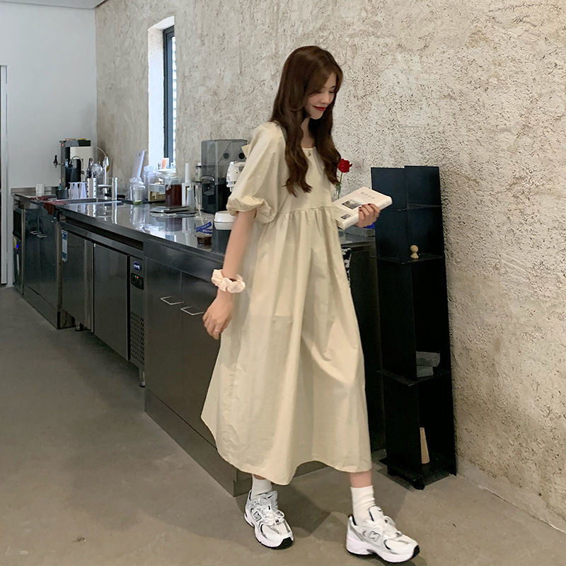 Đầm Kiểu Dáng Nhẹ Nhàng Thanh Lịch Phong Cách Nhật Bản