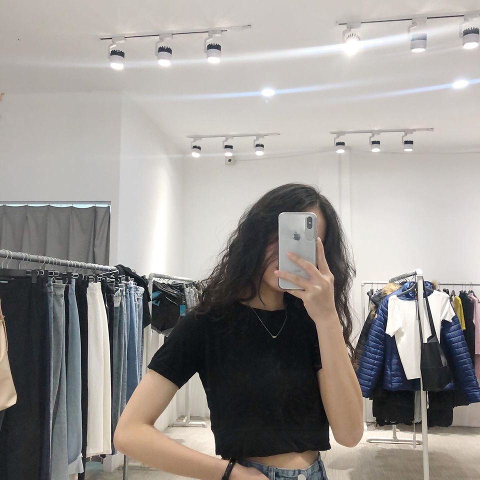 Áo croptop có tay , áo croptop thời trang nữ Miho house