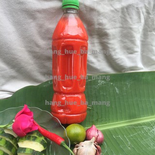 Nước ớt Huế không phẩm màu chai 500ml
