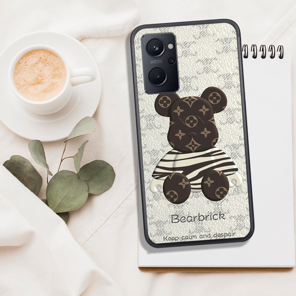 [ SIÊU HOT] ỐP LƯNG OPPO REALME 9i , IN HÌNH GẤU BEAR BRICK SIÊU ĐẸP.