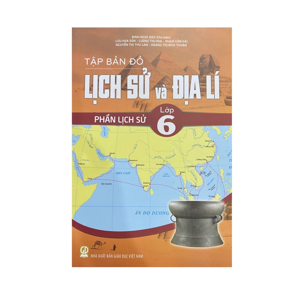 Sách - Tập bản đồ lịch sử và địa lí lớp 6 phần lịch sử