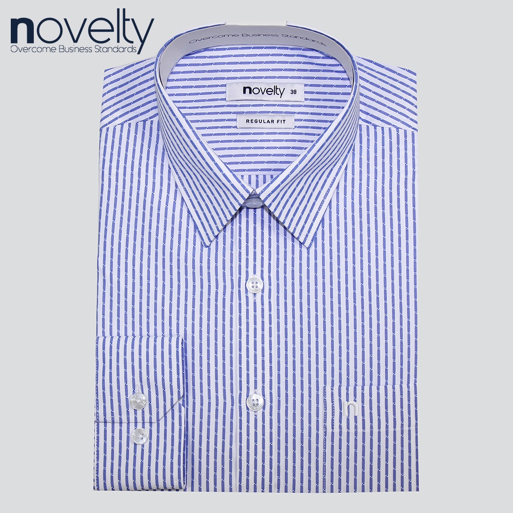 Áo Sơ Mi Nam Novelty Tay Dài Kẻ Sọc Caro Regular fit 212804D