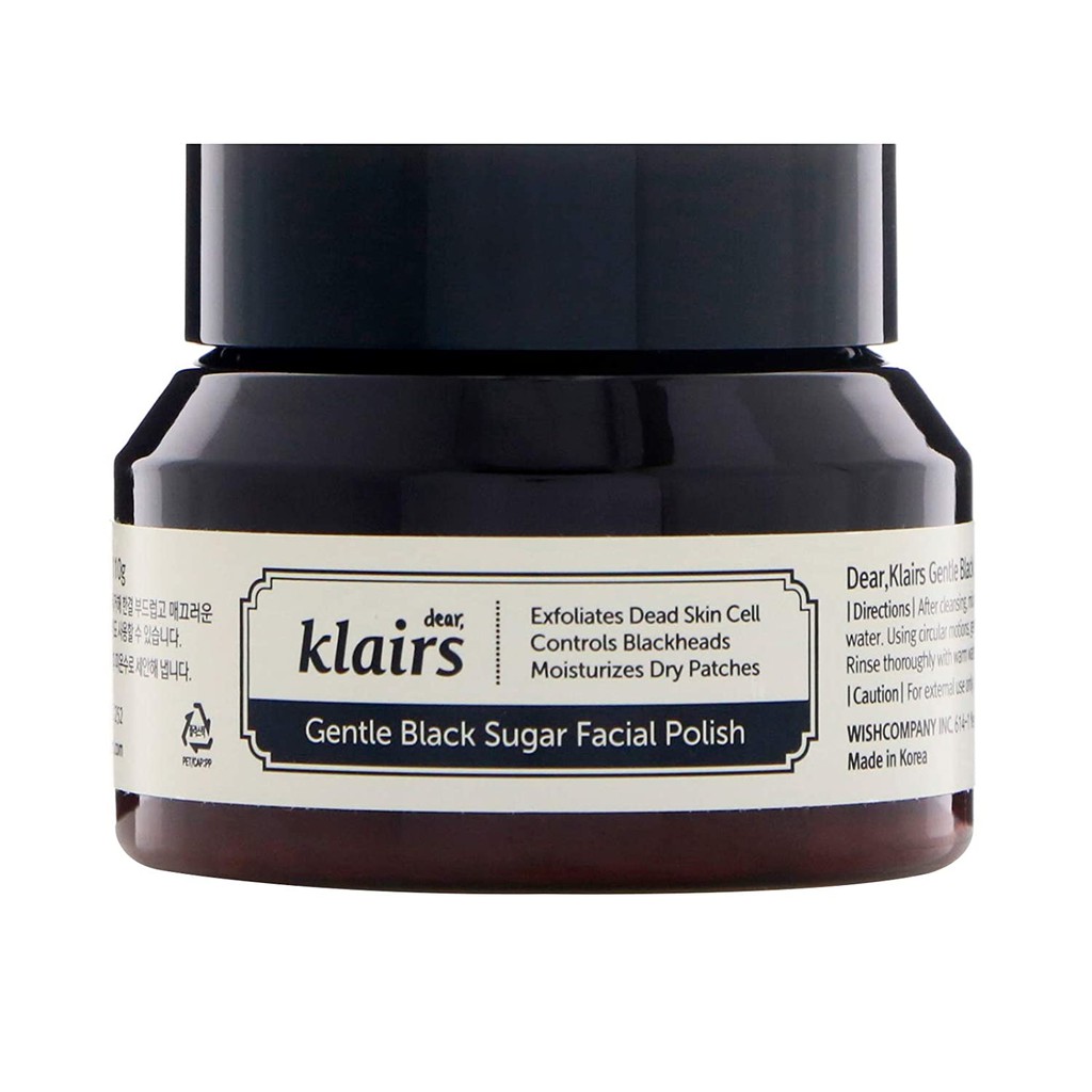 [Mã FMCGMALL -8% đơn 250K] Tẩy Da Chết Klairs Gentle Black Sugar Facial Polish 60G | BigBuy360 - bigbuy360.vn