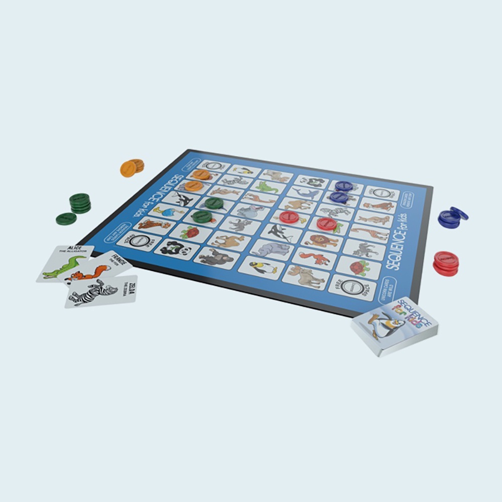 Bộ Trò Chơi Board Game Sequence For Kids Thú Vị BG68